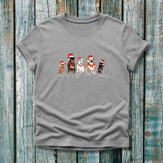 Santa's Little Fur Babies T‑Shirt