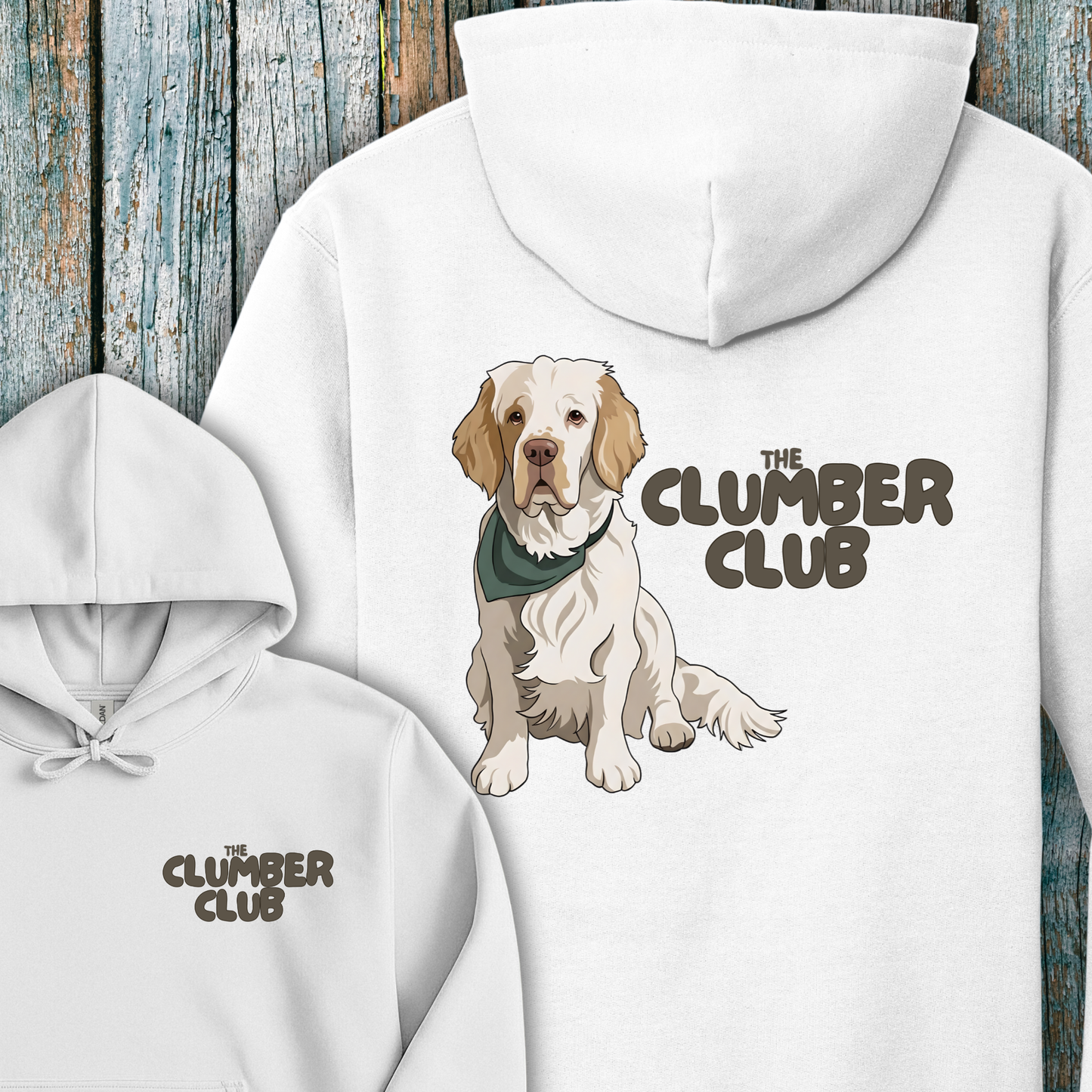 Clumber Spaniel "Clumber Club" Hoodie