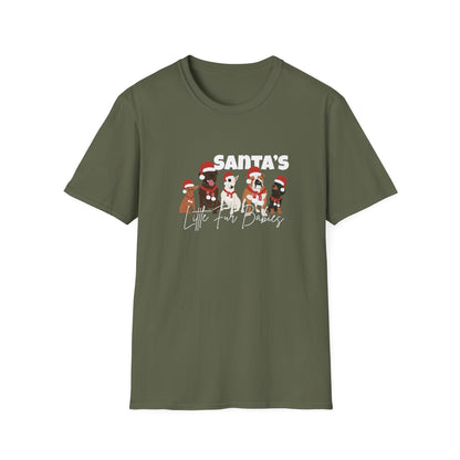 Santa's Little Fur Babies T- Shirt
