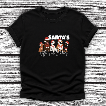 Santa's Little Fur Babies T- Shirt