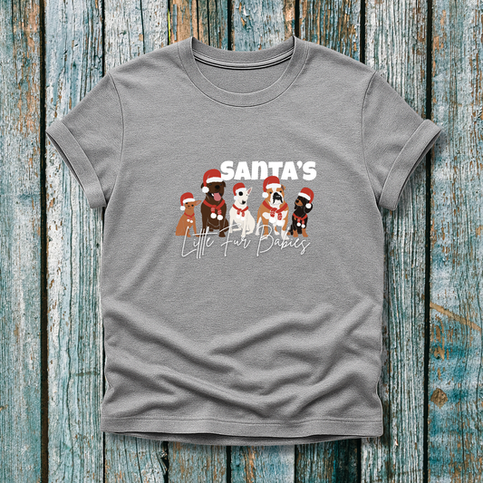 Santa's Little Fur Babies T- Shirt