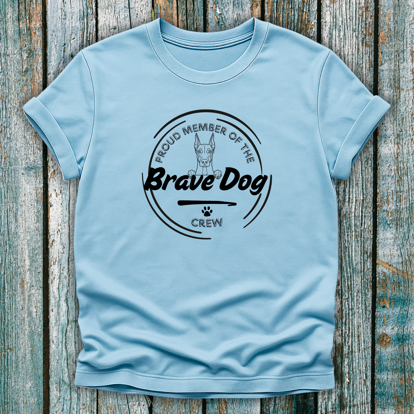Brave Dog Crew T-Shirt