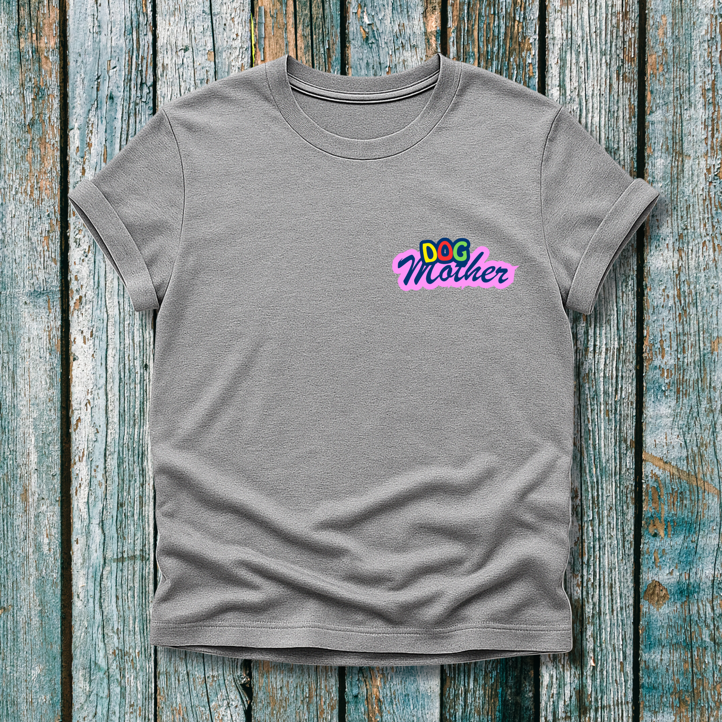 Colourful Dog Mother T-Shirt