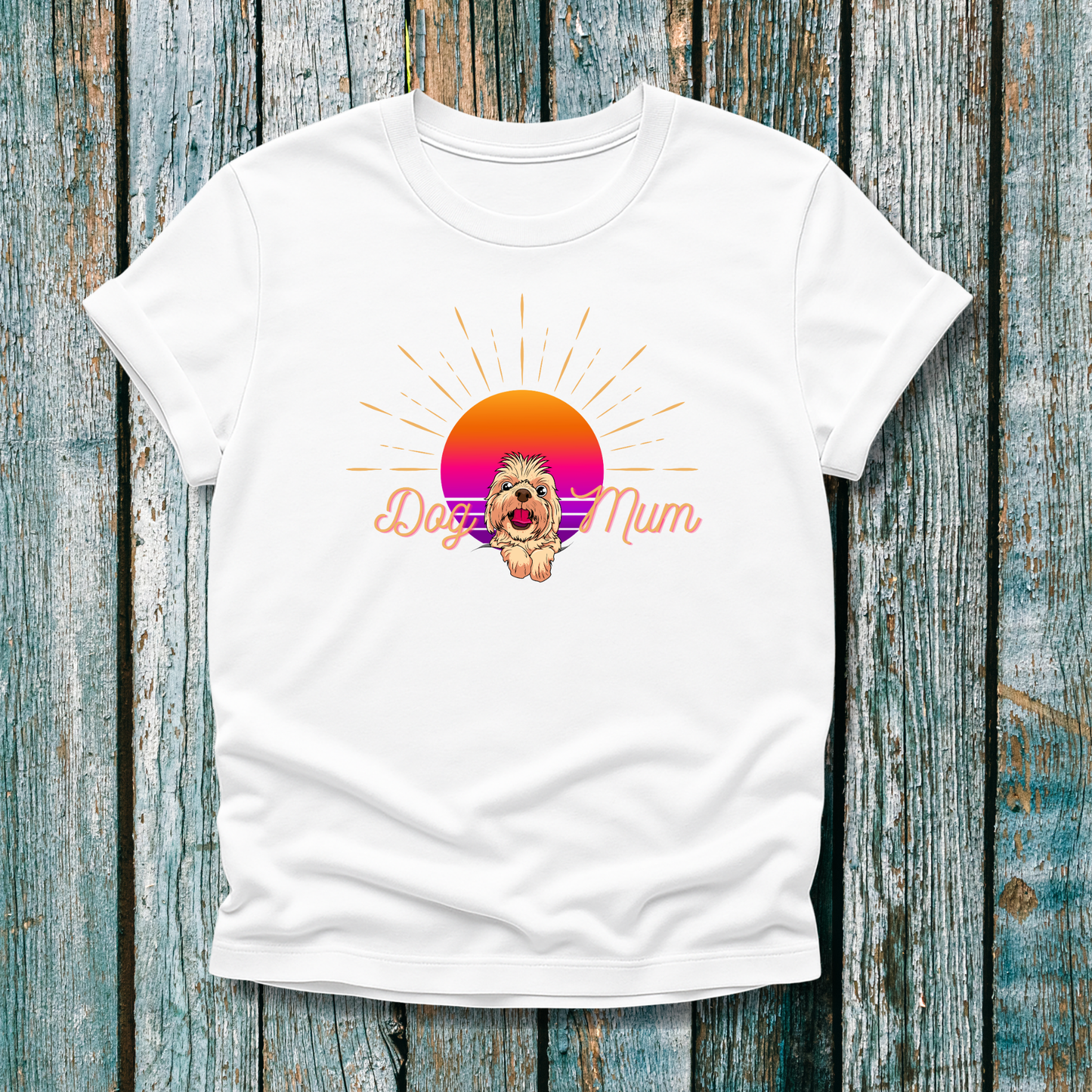 Dog Mum Sunset T-Shirt