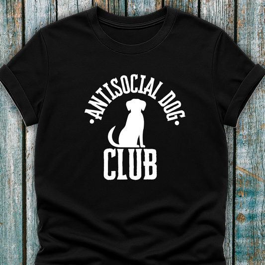 "Antisocial Dog Club" T-Shirt