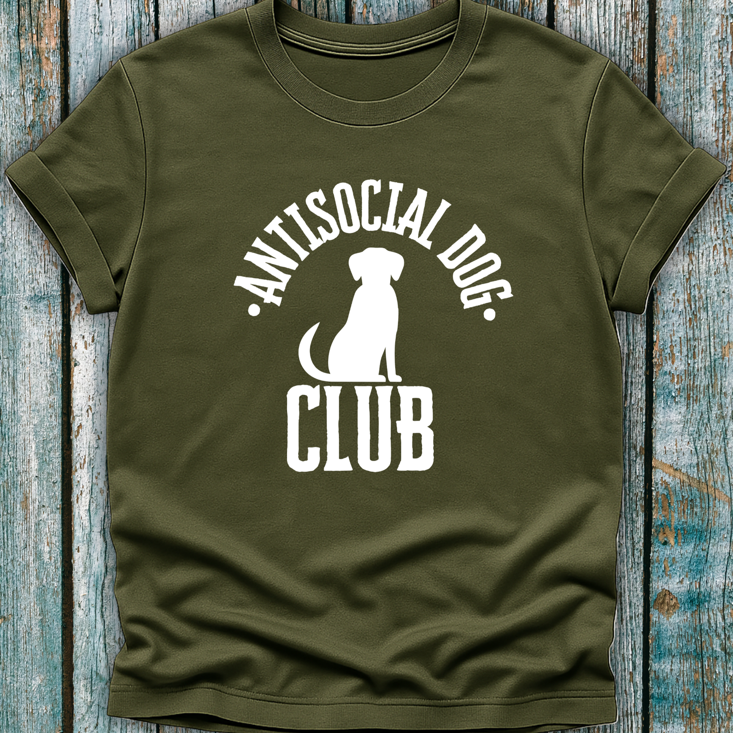 "Antisocial Dog Club" T-Shirt
