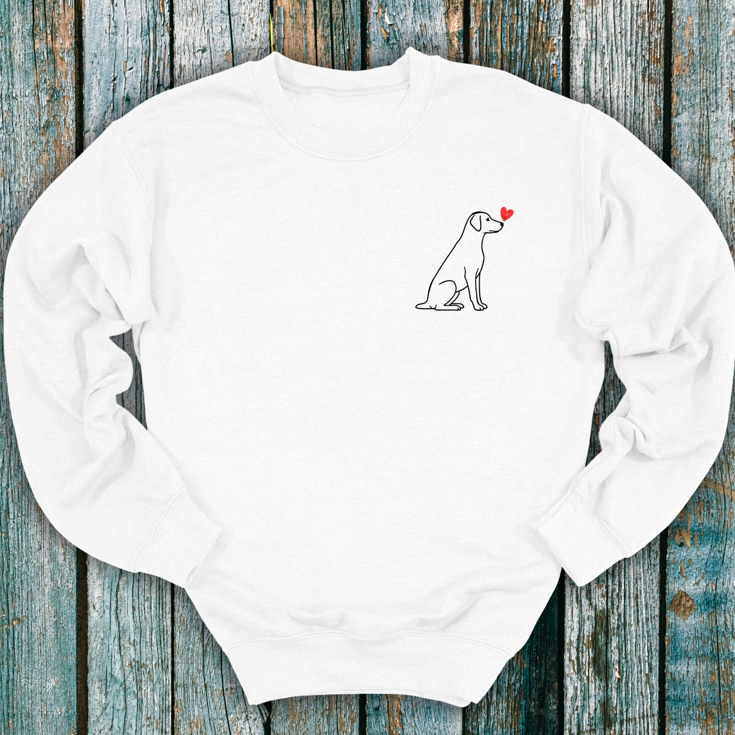 Labrador Love Heart Sweatshirt ❤️