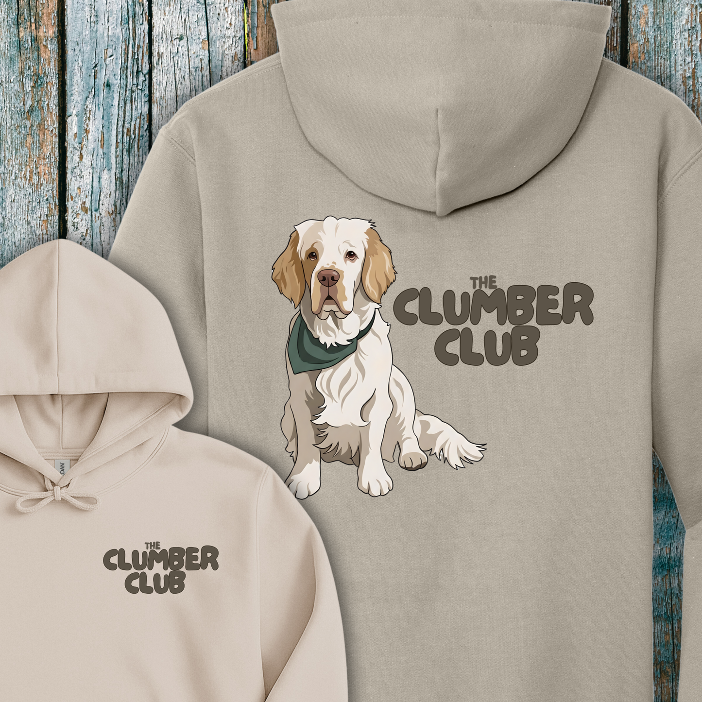 Clumber Spaniel "Clumber Club" Hoodie
