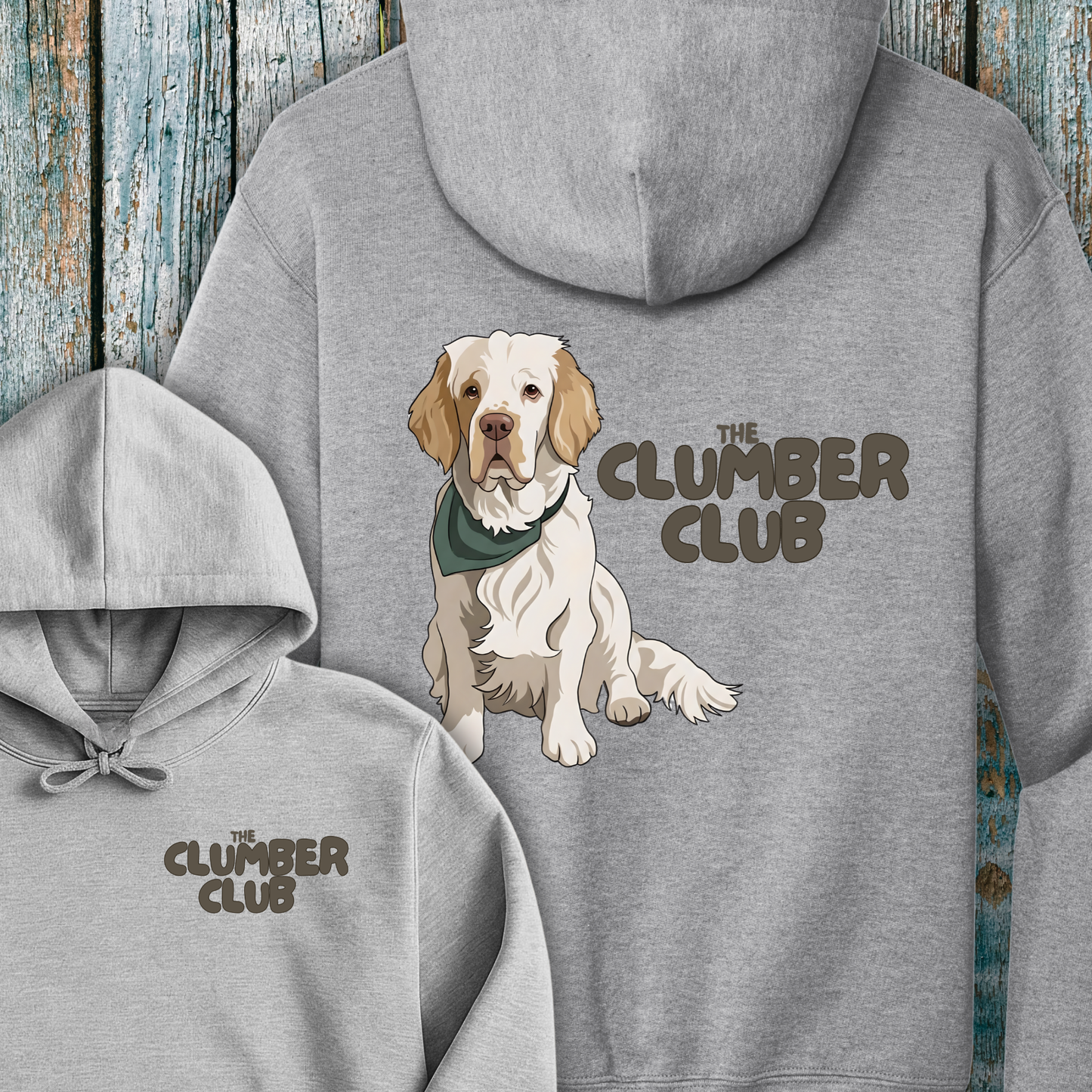 Clumber Spaniel "Clumber Club" Hoodie