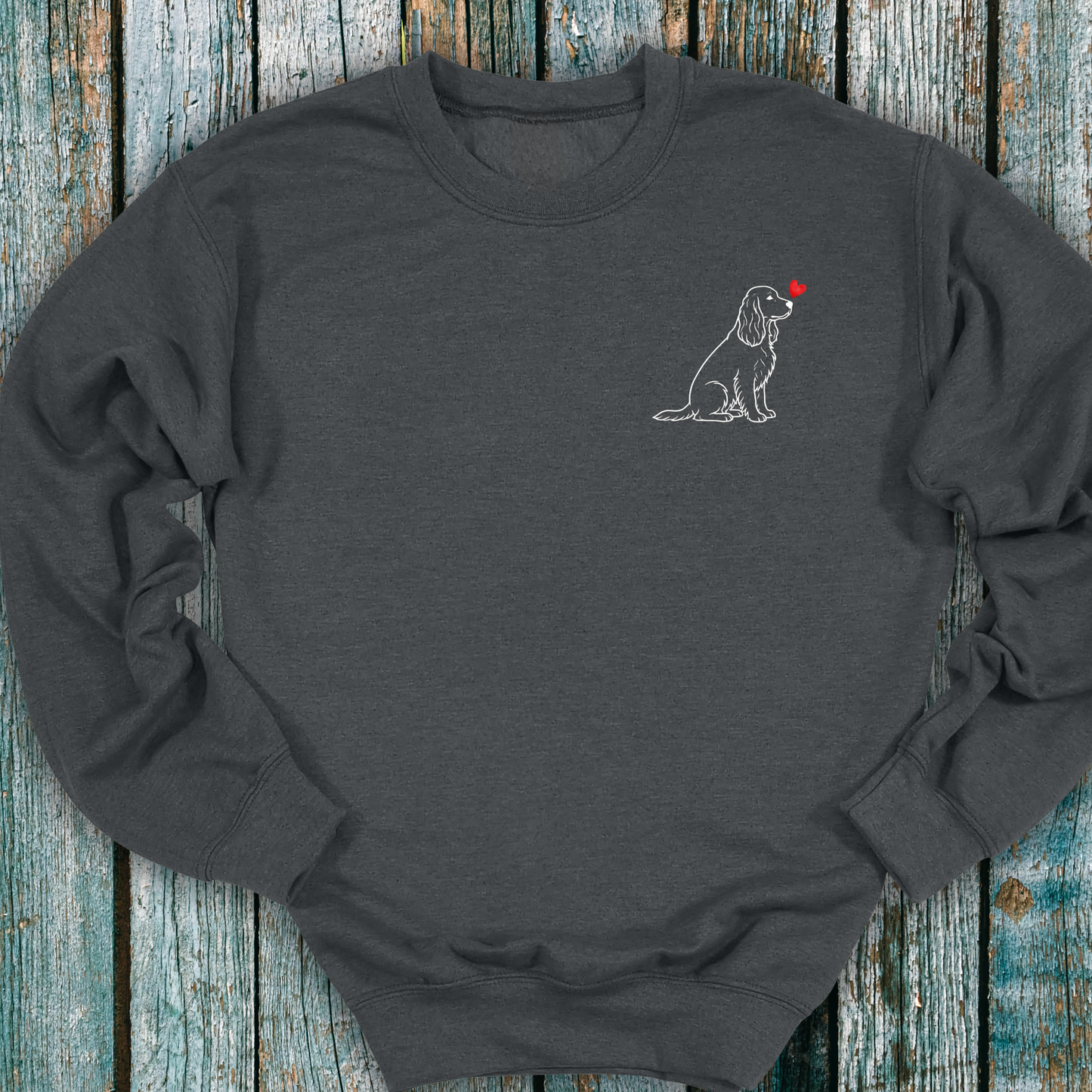 Spaniel Love Heart Sweatshirt ❤️
