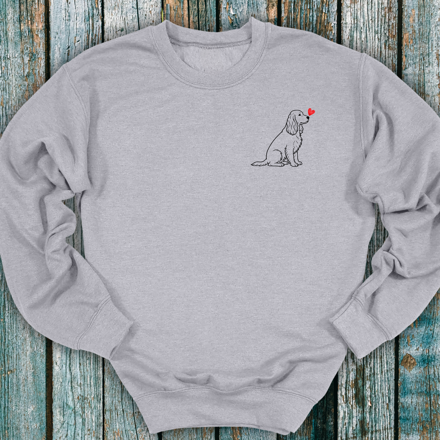 Spaniel Love Heart Sweatshirt ❤️