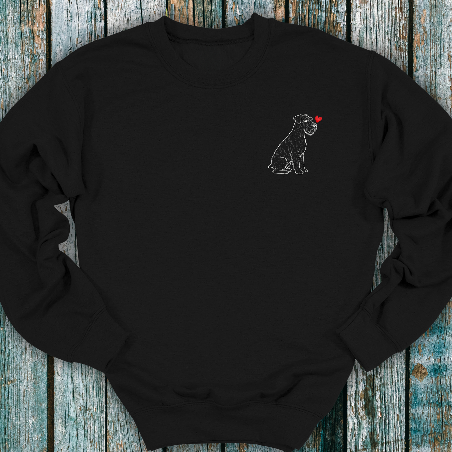 Schnauzer Love Heart Sweatshirt ❤️