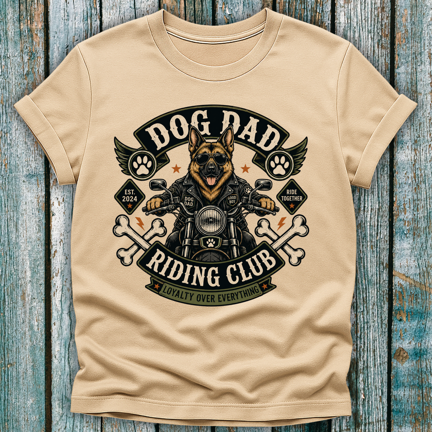 Dog Dad Riding Club T-Shirt